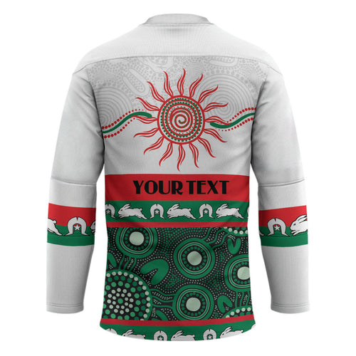 Rabbitohs NAIDOC Week Personalised Hockey Jersey Aboriginal Torres Strait Islanders Vibe