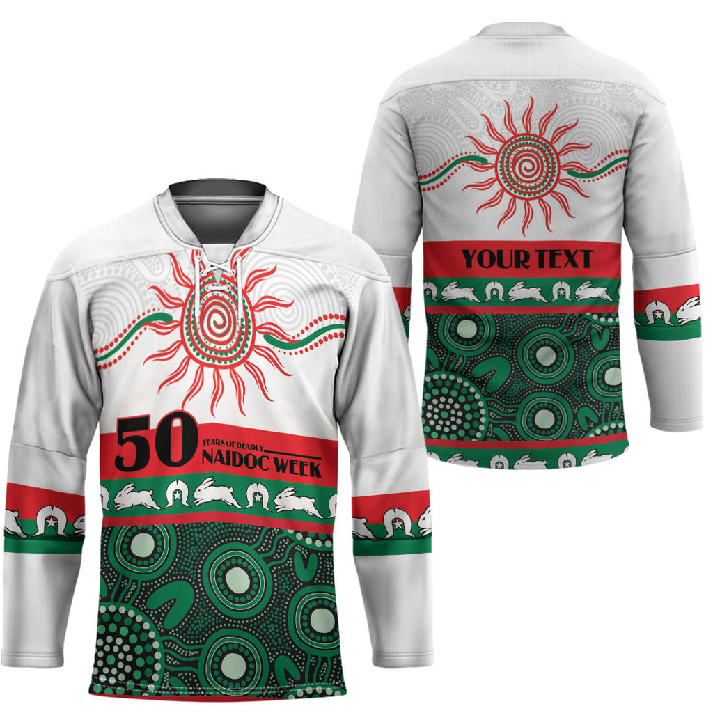 Rabbitohs NAIDOC Week Personalised Hockey Jersey Aboriginal Torres Strait Islanders Vibe