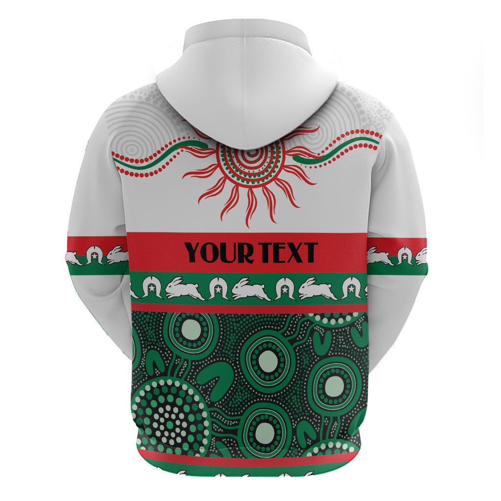 Rabbitohs NAIDOC Week Personalised Hoodie Aboriginal Torres Strait Islanders Vibe