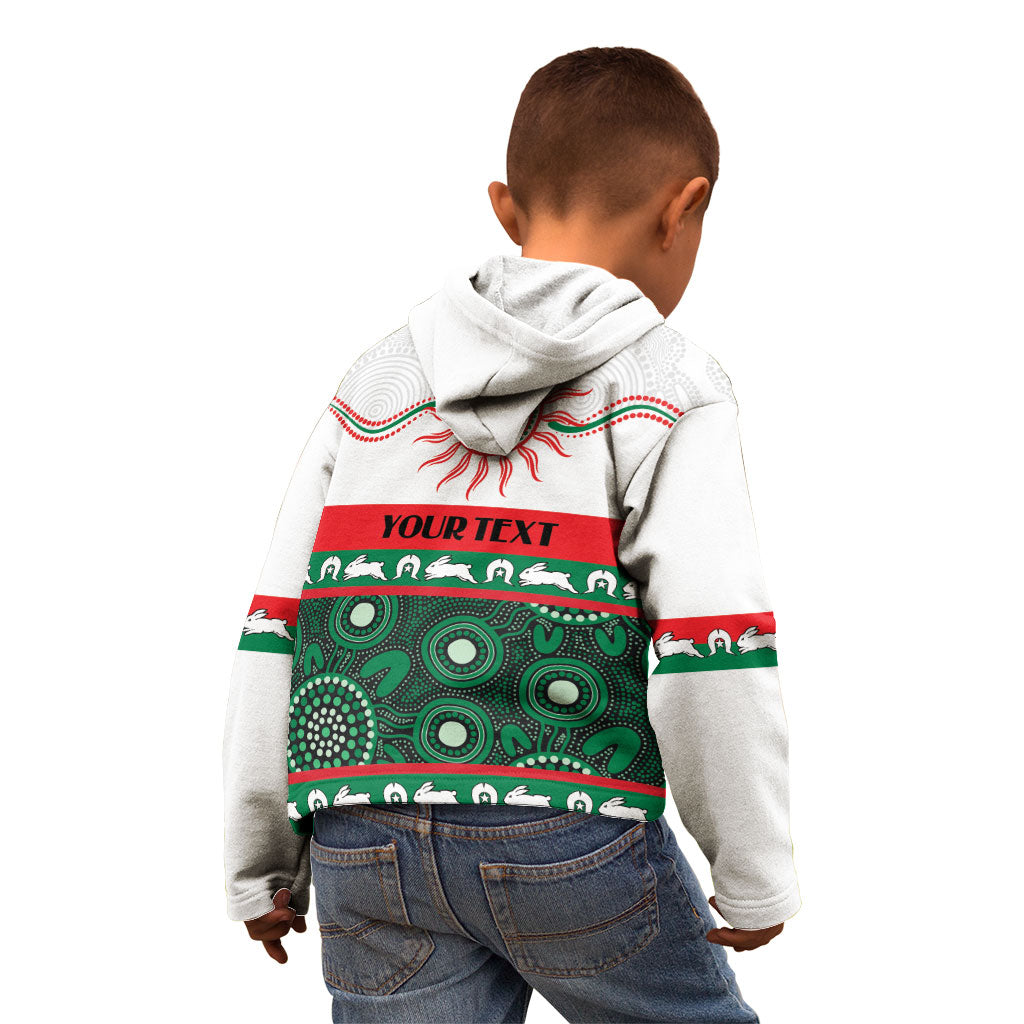 Rabbitohs NAIDOC Week Personalised Kid Hoodie Aboriginal Torres Strait Islanders Vibe