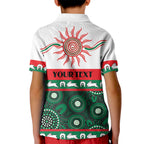 Rabbitohs NAIDOC Week Personalised Kid Polo Shirt Aboriginal Torres Strait Islanders Vibe