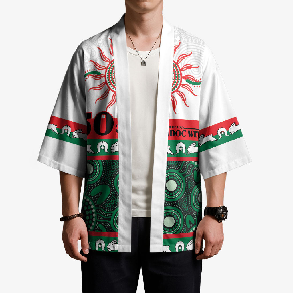 Rabbitohs NAIDOC Week Personalised Kimono Aboriginal Torres Strait Islanders Vibe