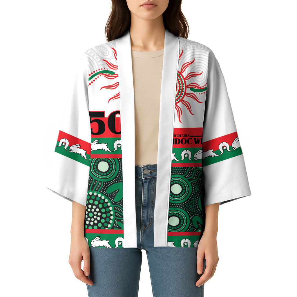 Rabbitohs NAIDOC Week Personalised Kimono Aboriginal Torres Strait Islanders Vibe