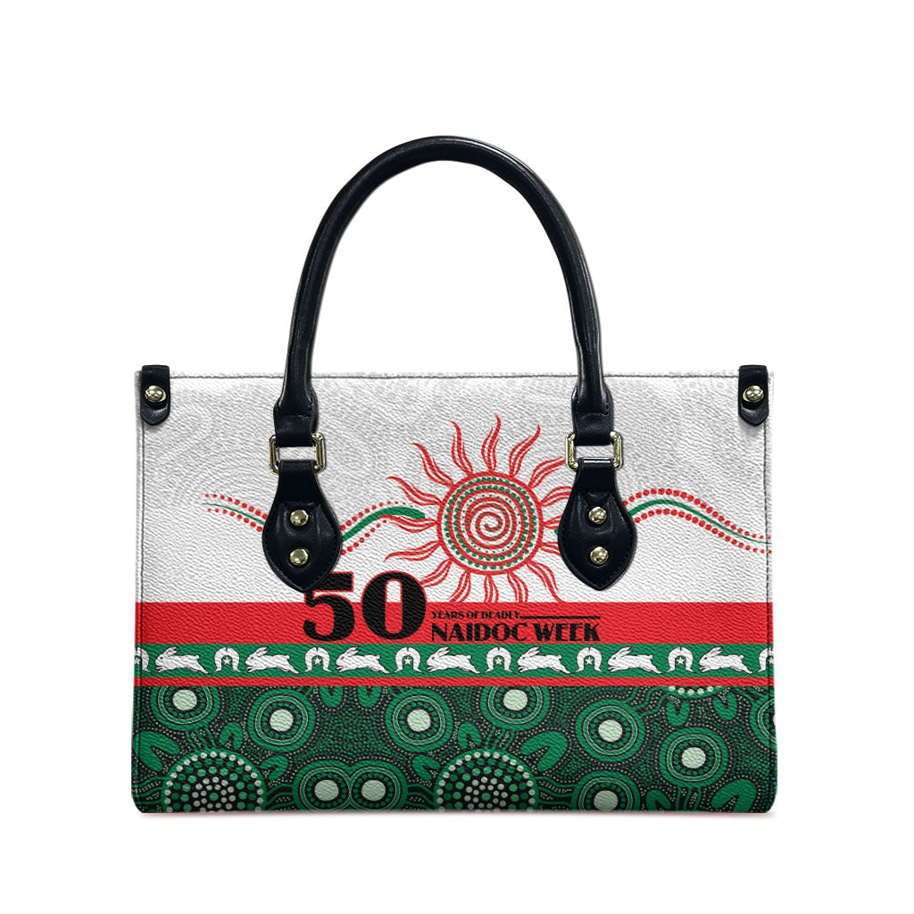 Rabbitohs NAIDOC Week Leather Bag Aboriginal Torres Strait Islanders Vibe