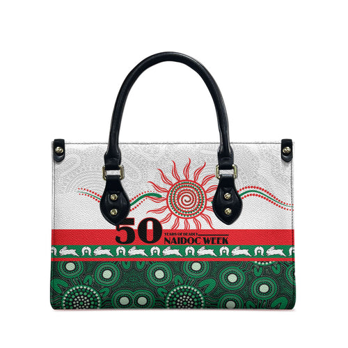 Rabbitohs NAIDOC Week Leather Bag Aboriginal Torres Strait Islanders Vibe