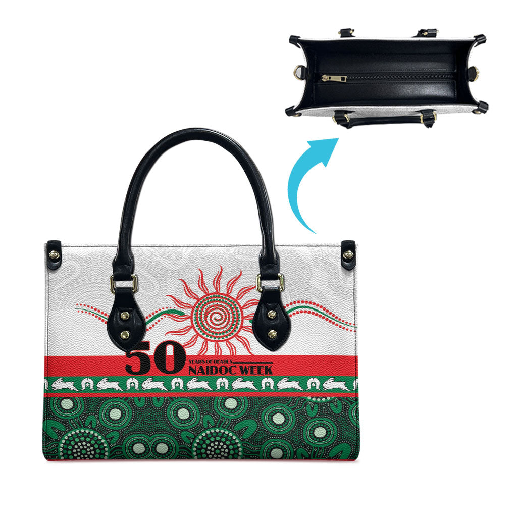Rabbitohs NAIDOC Week Leather Bag Aboriginal Torres Strait Islanders Vibe