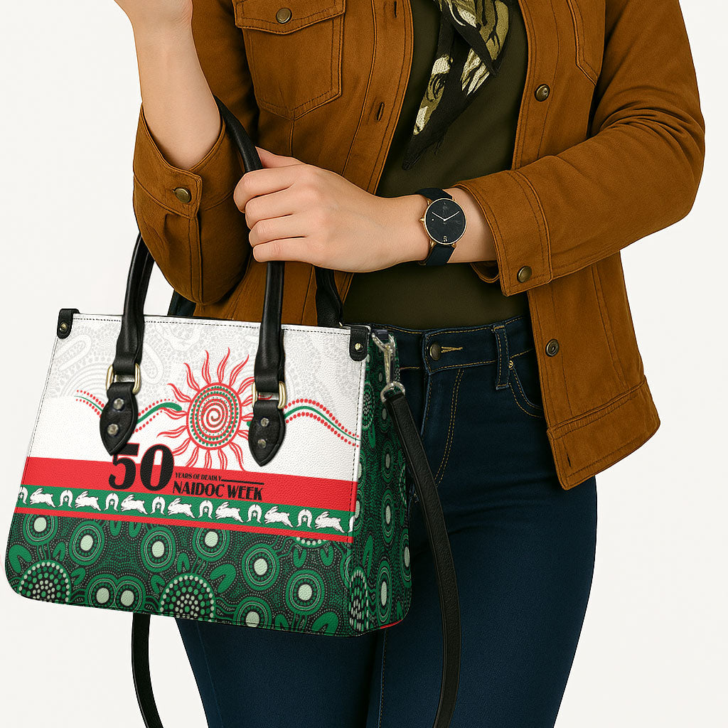 Rabbitohs NAIDOC Week Leather Bag Aboriginal Torres Strait Islanders Vibe