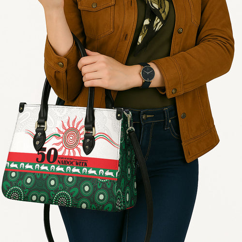 Rabbitohs NAIDOC Week Leather Bag Aboriginal Torres Strait Islanders Vibe