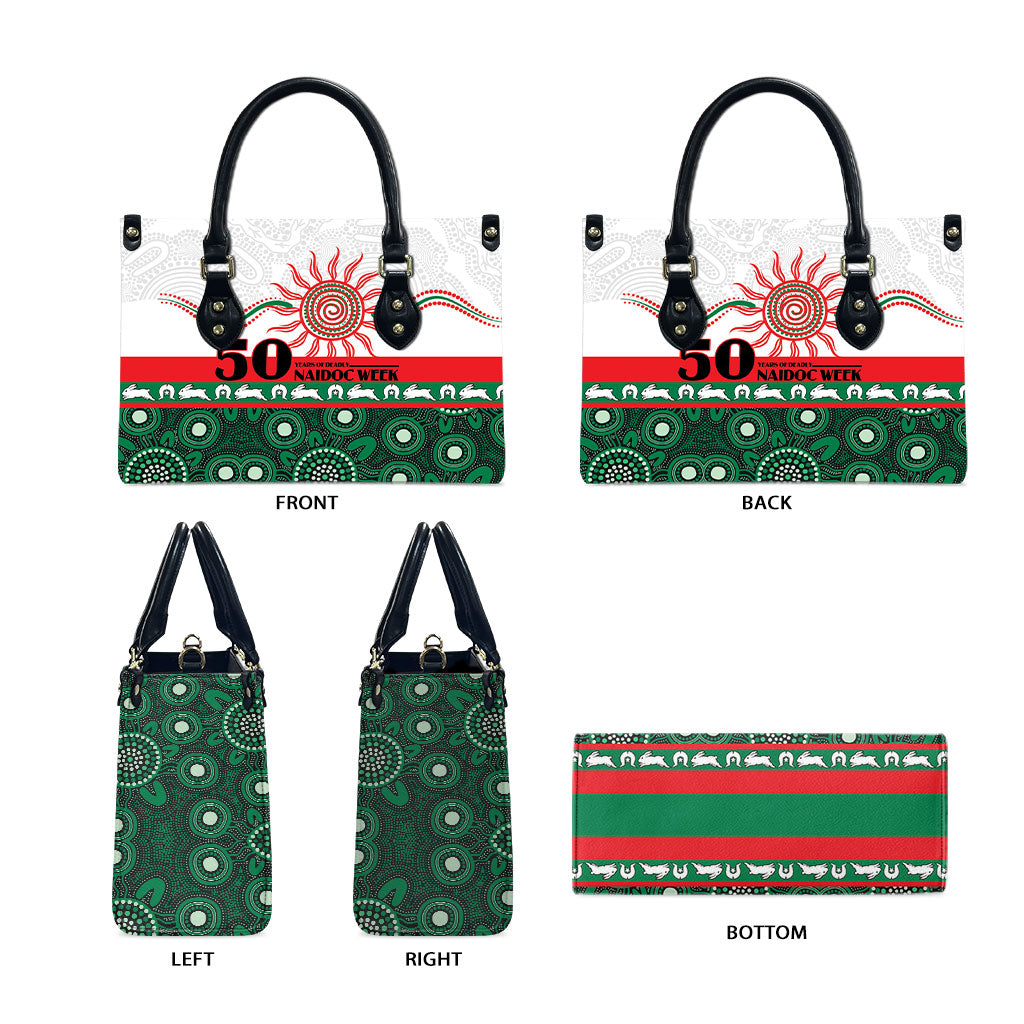 Rabbitohs NAIDOC Week Leather Bag Aboriginal Torres Strait Islanders Vibe