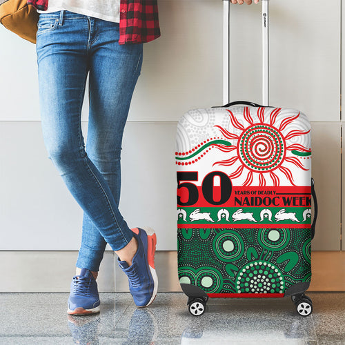 Rabbitohs NAIDOC Week Luggage Cover Aboriginal Torres Strait Islanders Vibe
