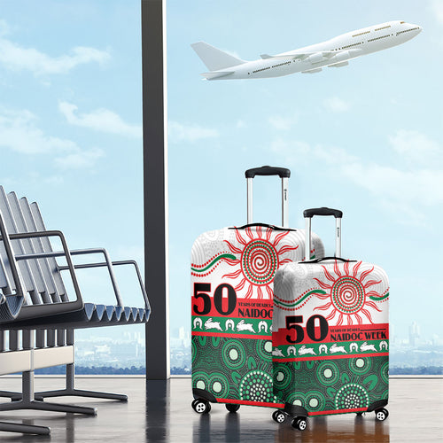 Rabbitohs NAIDOC Week Luggage Cover Aboriginal Torres Strait Islanders Vibe
