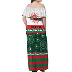 Rabbitohs NAIDOC Week Personalised Off Shoulder Maxi Dress Aboriginal Torres Strait Islanders Vibe