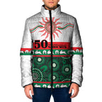 Rabbitohs NAIDOC Week Personalised Padded Jacket Aboriginal Torres Strait Islanders Vibe