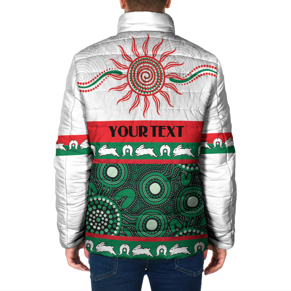 Rabbitohs NAIDOC Week Personalised Padded Jacket Aboriginal Torres Strait Islanders Vibe