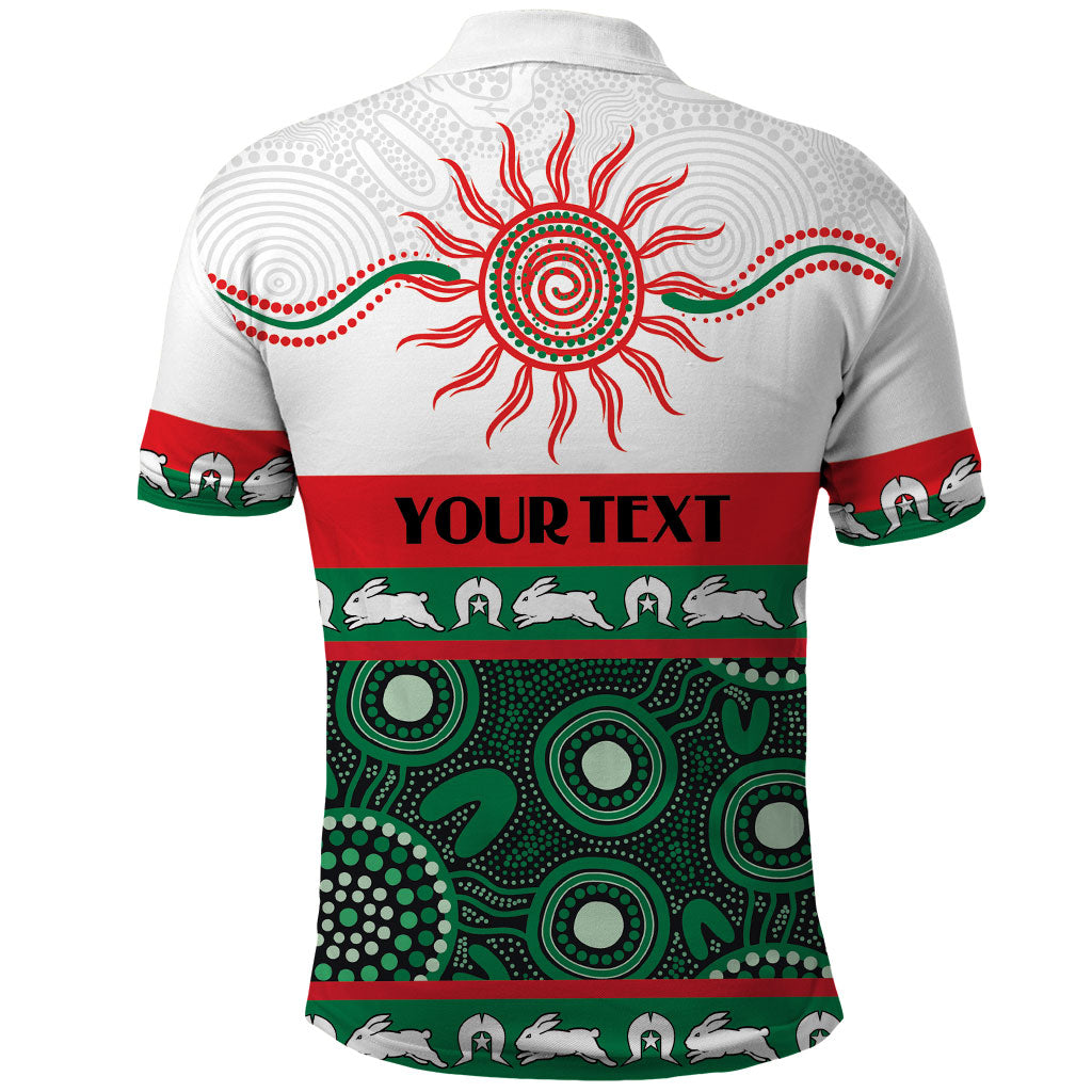 Rabbitohs NAIDOC Week Personalised Polo Shirt Aboriginal Torres Strait Islanders Vibe