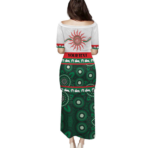 Rabbitohs NAIDOC Week Personalised Puletasi Aboriginal Torres Strait Islanders Vibe