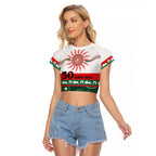 Rabbitohs NAIDOC Week Personalised Raglan Cropped T Shirt Aboriginal Torres Strait Islanders Vibe