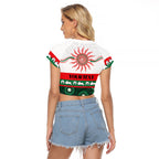 Rabbitohs NAIDOC Week Personalised Raglan Cropped T Shirt Aboriginal Torres Strait Islanders Vibe