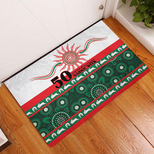 Rabbitohs NAIDOC Week Rubber Doormat Aboriginal Torres Strait Islanders Vibe
