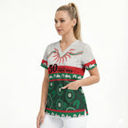 Rabbitohs NAIDOC Week Personalised Scrub Top Aboriginal Torres Strait Islanders Vibe