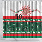 Rabbitohs NAIDOC Week Shower Curtain Aboriginal Torres Strait Islanders Vibe