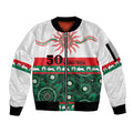 Rabbitohs NAIDOC Week Personalised Sleeve Zip Bomber Jacket Aboriginal Torres Strait Islanders Vibe