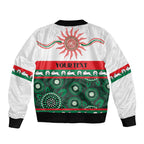 Rabbitohs NAIDOC Week Personalised Sleeve Zip Bomber Jacket Aboriginal Torres Strait Islanders Vibe