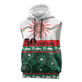 Rabbitohs NAIDOC Week Personalised Sleeveless Hoodie Aboriginal Torres Strait Islanders Vibe