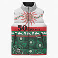 Rabbitohs NAIDOC Week Personalised Sleeveless Puffer Jacket Aboriginal Torres Strait Islanders Vibe
