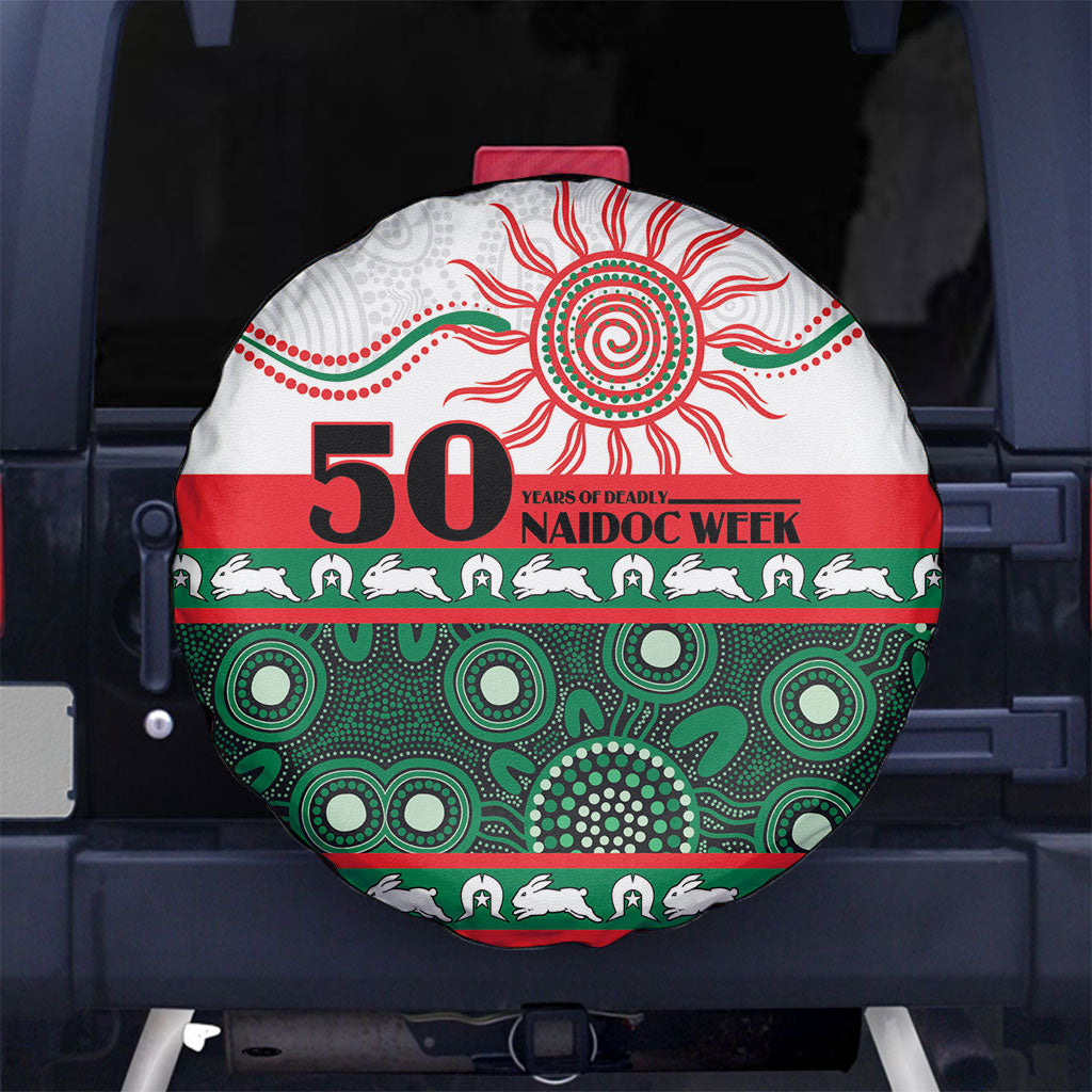 Rabbitohs NAIDOC Week Spare Tire Cover Aboriginal Torres Strait Islanders Vibe