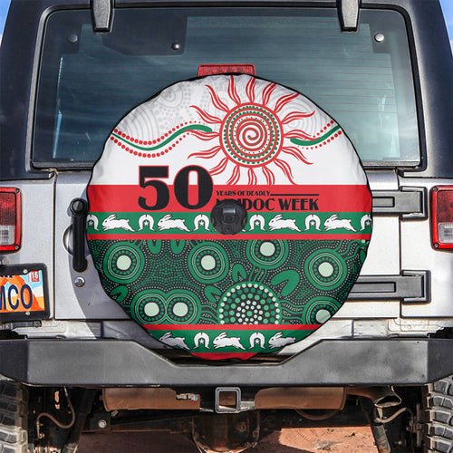 Rabbitohs NAIDOC Week Spare Tire Cover Aboriginal Torres Strait Islanders Vibe