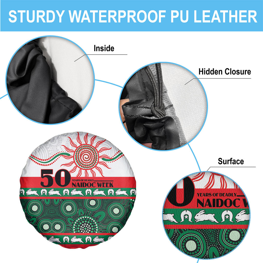 Rabbitohs NAIDOC Week Spare Tire Cover Aboriginal Torres Strait Islanders Vibe