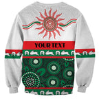 Rabbitohs NAIDOC Week Personalised Sweatshirt Aboriginal Torres Strait Islanders Vibe