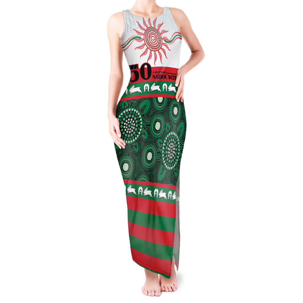 Rabbitohs NAIDOC Week Personalised Tank Maxi Dress Aboriginal Torres Strait Islanders Vibe