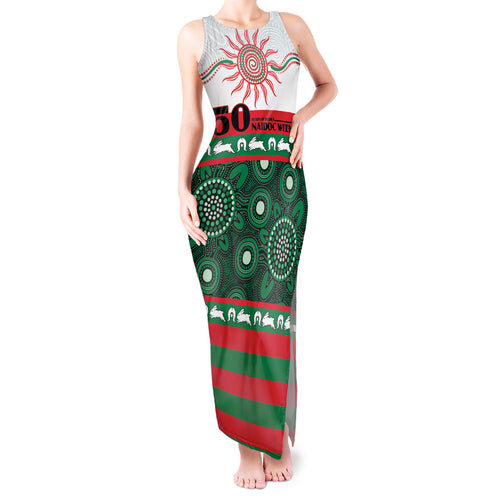 Rabbitohs NAIDOC Week Personalised Tank Maxi Dress Aboriginal Torres Strait Islanders Vibe