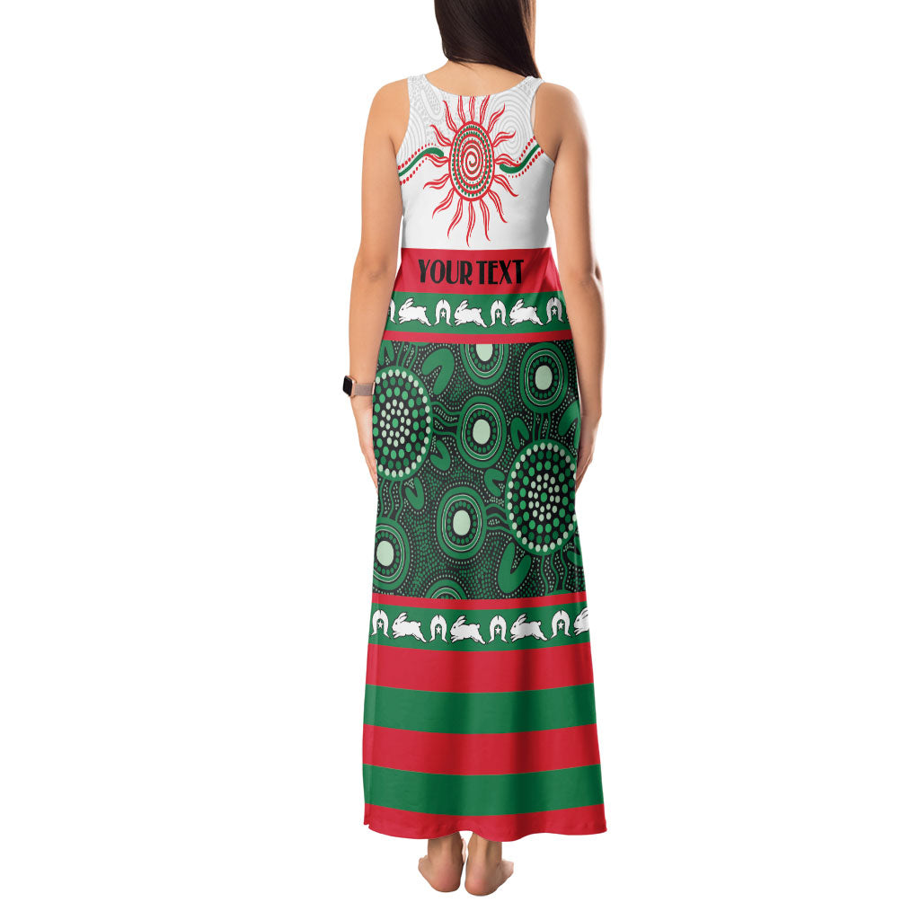 Rabbitohs NAIDOC Week Personalised Tank Maxi Dress Aboriginal Torres Strait Islanders Vibe