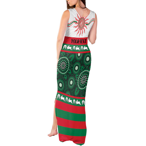 Rabbitohs NAIDOC Week Personalised Tank Maxi Dress Aboriginal Torres Strait Islanders Vibe