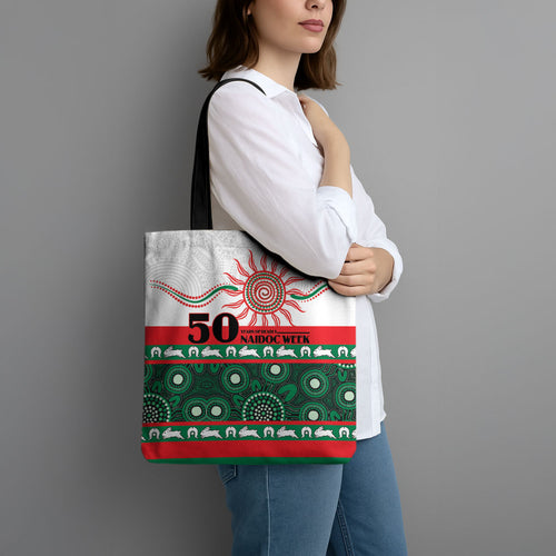 Rabbitohs NAIDOC Week Tote Bag Aboriginal Torres Strait Islanders Vibe