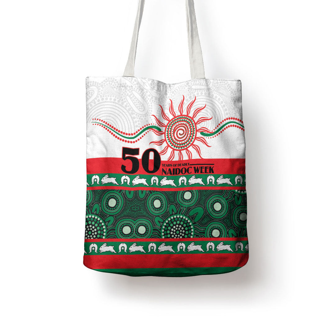 Rabbitohs NAIDOC Week Tote Bag Aboriginal Torres Strait Islanders Vibe