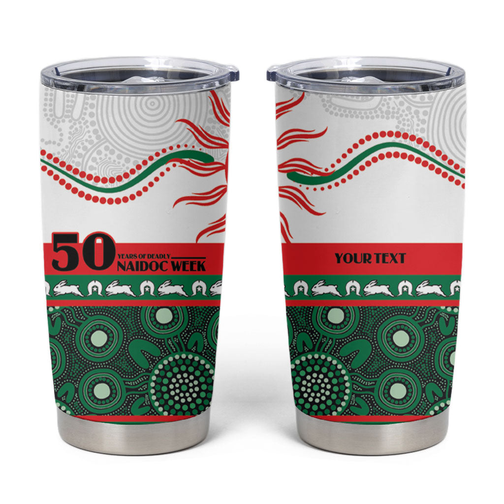 Rabbitohs NAIDOC Week Personalised Tumbler Cup Aboriginal Torres Strait Islanders Vibe