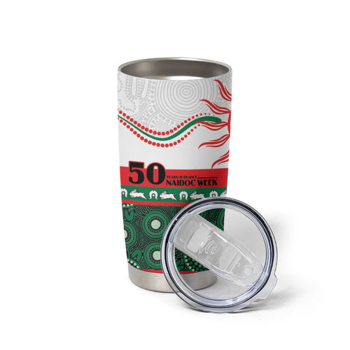 Rabbitohs NAIDOC Week Personalised Tumbler Cup Aboriginal Torres Strait Islanders Vibe