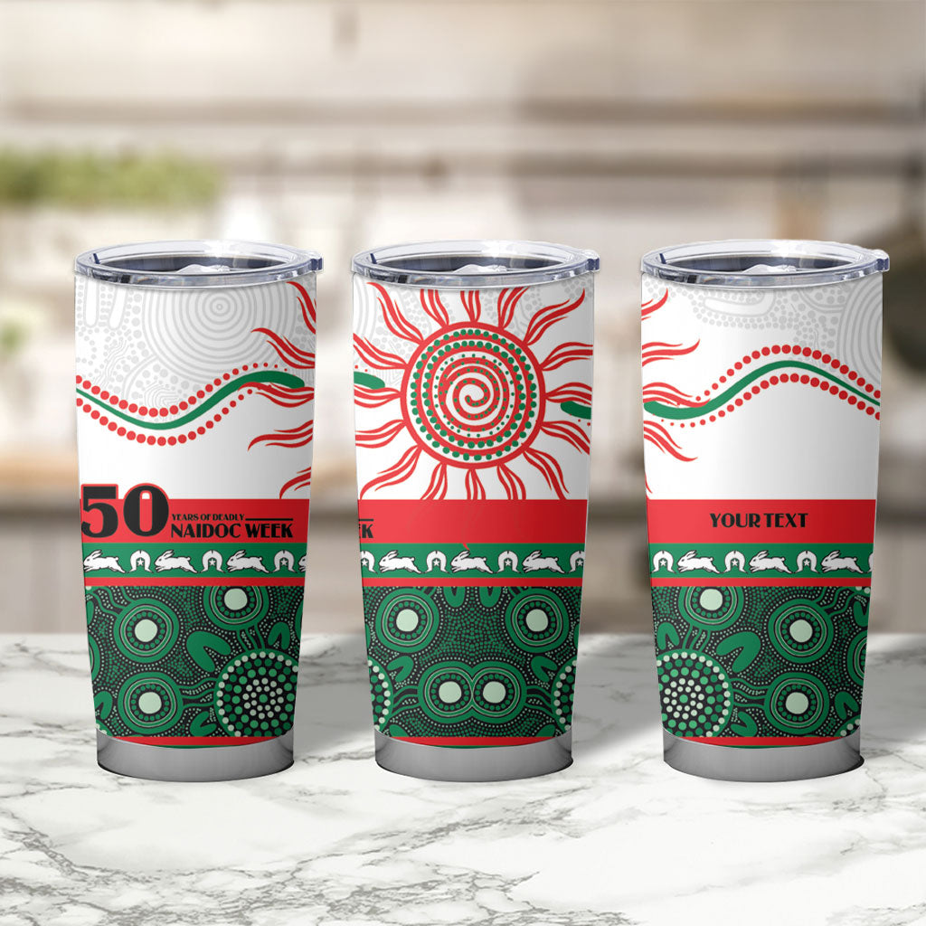 Rabbitohs NAIDOC Week Personalised Tumbler Cup Aboriginal Torres Strait Islanders Vibe
