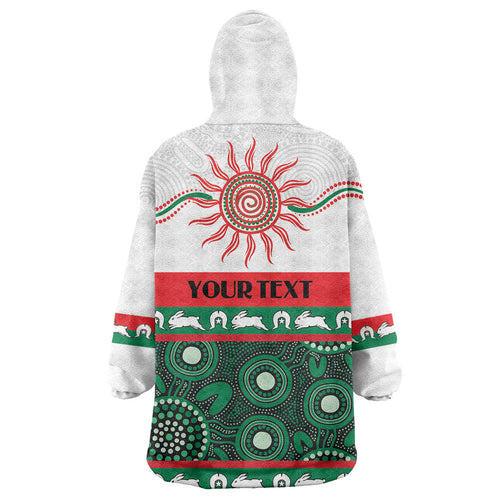 Rabbitohs NAIDOC Week Personalised Wearable Blanket Hoodie Aboriginal Torres Strait Islanders Vibe