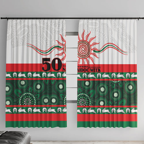 Rabbitohs NAIDOC Week Window Curtain Aboriginal Torres Strait Islanders Vibe