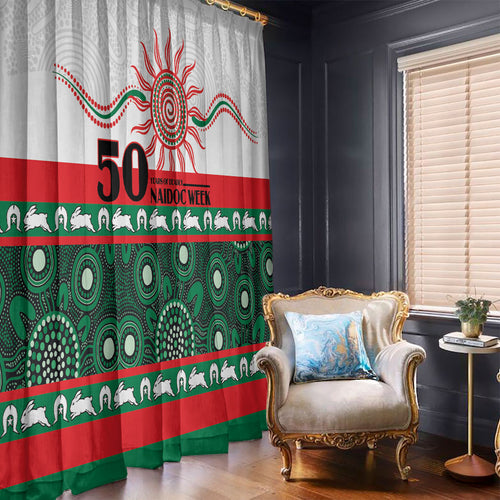 Rabbitohs NAIDOC Week Window Curtain Aboriginal Torres Strait Islanders Vibe