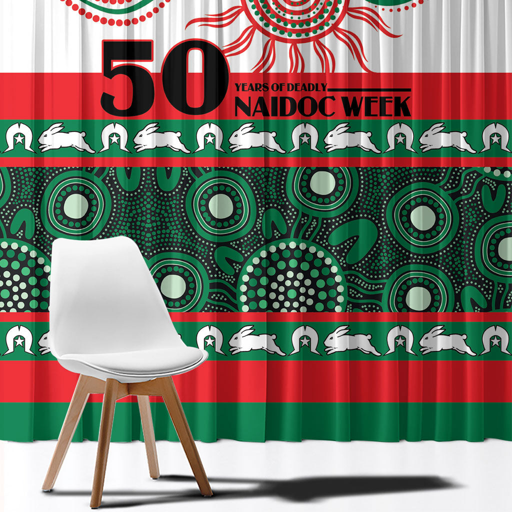 Rabbitohs NAIDOC Week Window Curtain Aboriginal Torres Strait Islanders Vibe