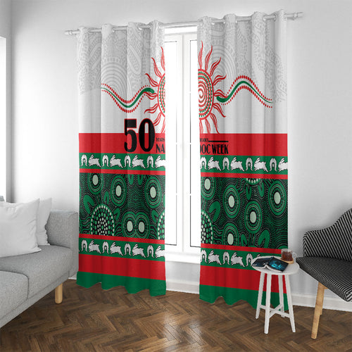 Rabbitohs NAIDOC Week Window Curtain Aboriginal Torres Strait Islanders Vibe