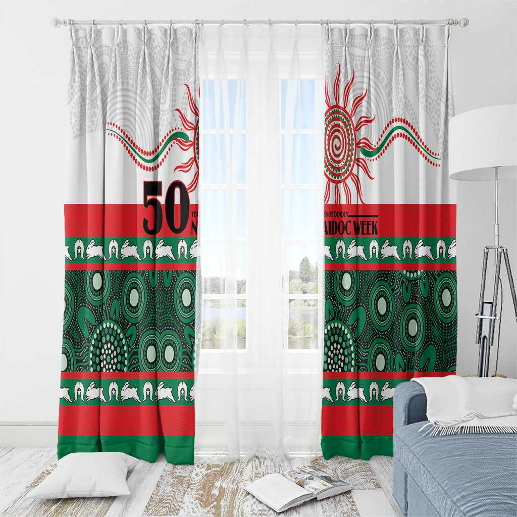Rabbitohs NAIDOC Week Window Curtain Aboriginal Torres Strait Islanders Vibe