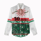 Rabbitohs NAIDOC Week Personalised Women Casual Shirt Aboriginal Torres Strait Islanders Vibe