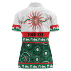 Rabbitohs NAIDOC Week Personalised Women Polo Shirt Aboriginal Torres Strait Islanders Vibe